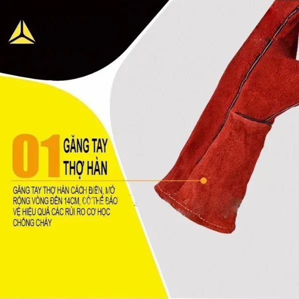 Găng tay hàn cơ khí Delta Plus CA515R10