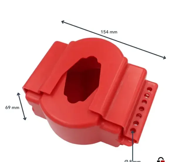 Khóa van mặt bích có thể điều chỉnh 6.35mm-140mm PROLOCKEY