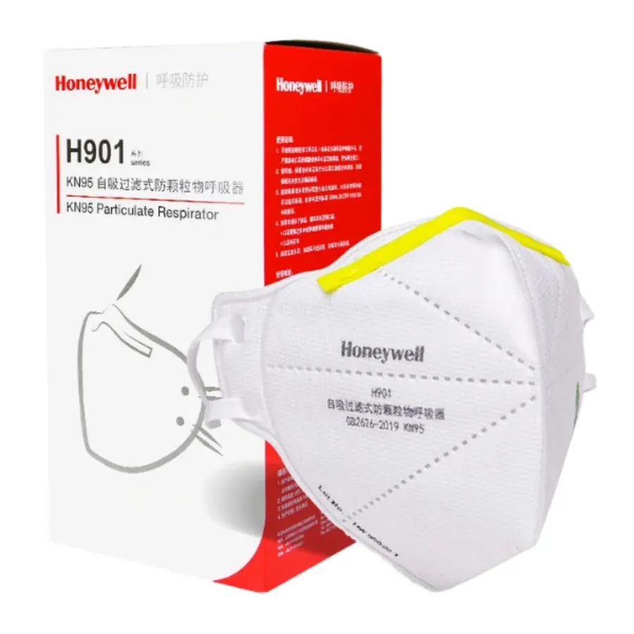 Khẩu trang chống bụi H901 KN95 màu trắng đeo tai