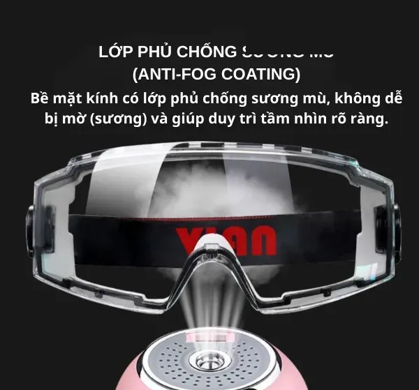 Kính Bảo Vệ Mắt Màu Đen VIAN 1603AF