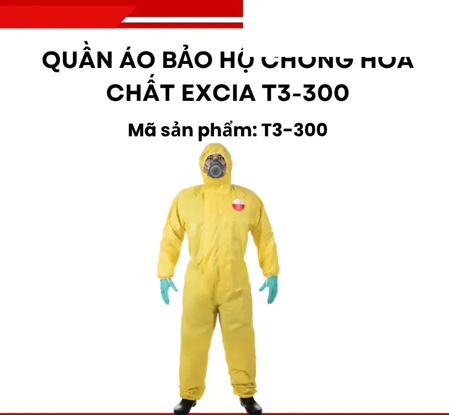 Quần áo bảo hộ chống hóa chất EXCIA T3-300