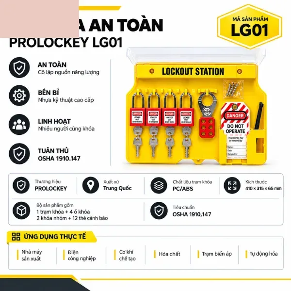 Bộ Khóa An Toàn Prolockey LG01