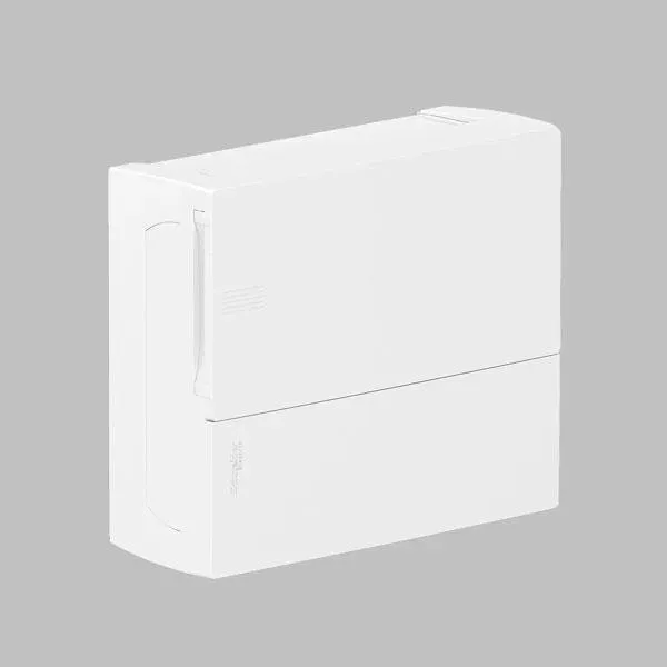 Tủ điện nhựa nổi Mini Pragma 12 module (cửa trắng)