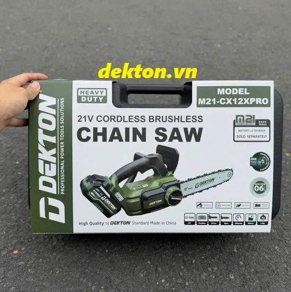 Máy cưa xích pin Dekton M21-CX12XPRO