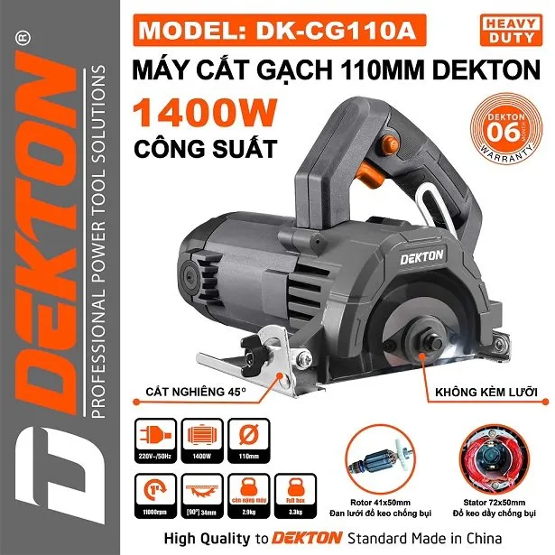 Máy cắt gach Dekton DK-CG110A