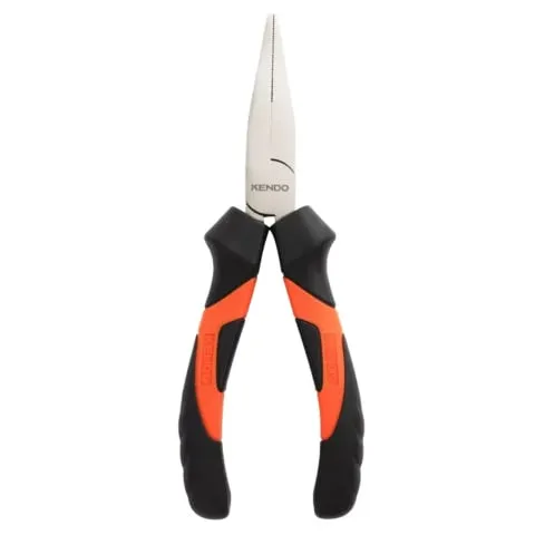 Kìm nhọn mũi dẹt 6 inch 160mm Kendo-10501