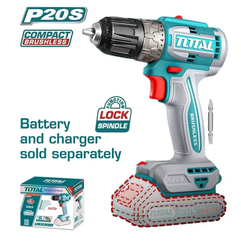 Máy khoan dùng pin 20V Total TDLI204531