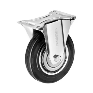 Bánh xe đẩy cao su cố định 4'' WADFOW WJL3341