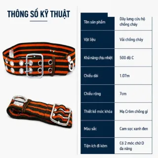 Dây Lưng Cứu Hộ Chống Cháy
