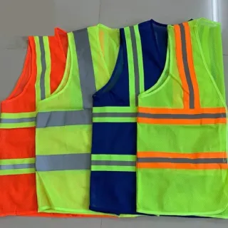 Áo phản quang 3M màu cam, phản quang xám