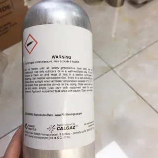 Bình khí hiệu chuẩn RAE 34L cho máy dò khí QRAE 34L chứa khí H2S CO LEL 02
