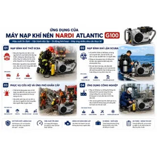Máy Nạp Khí Nén NARDI ATLANTIC G100
