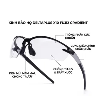 Kính Bảo Hộ Deltaplus X10 Fuji2 Gradient Màu Trắng