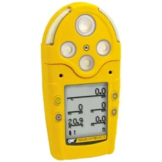 Máy dò khí GasAlert Micro 5 Series, SO2, O3 - phiên bản đo khuếch tán, màu vàng