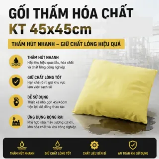 Gối Thấm Hóa Chất KT 45x45cm