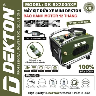 Máy rửa xe áp lực Dekton DK-RX3000XF