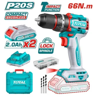 Máy khoan búa dùng pin 20V Total TIDLI20668