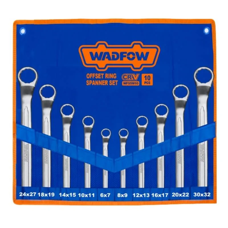 Bộ 10 cờ lê 2 đầu vòng WADFOW WFS5M10