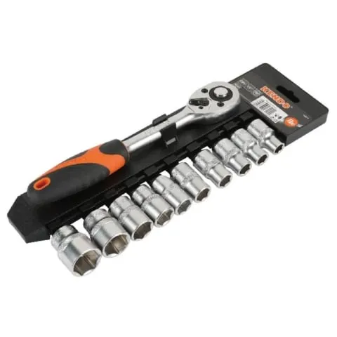 Bộ đầu tuýp 12 cạnh và cần siết 1/2 inch 11 chi tiết Kendo-16207