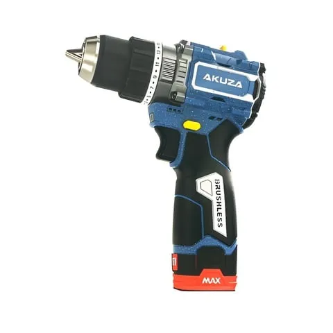 Máy khoan pin Akuza F1 ATC Tính năng chống vặn cổ tay. Tốc độ không tải lên đến 2000 vòng/phút