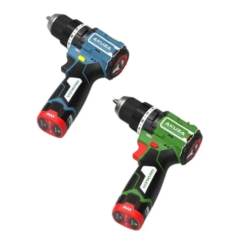 Máy khoan pin Akuza F1 ATC Tính năng chống vặn cổ tay. Tốc độ không tải lên đến 2000 vòng/phút