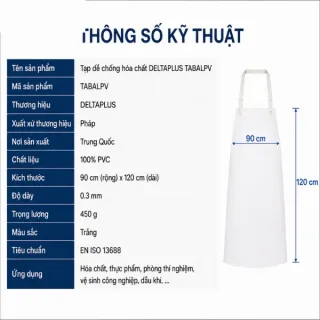 Tạp Dề Chống Hóa Chất Deltaplus TABALPV