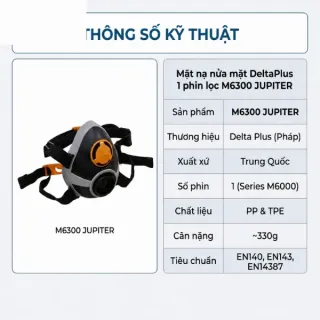 Mặt nạ phòng độc Deltaplus M6300