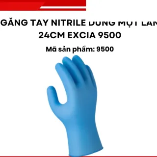 Găng tay Nitrile dùng một lần 24cm EXCIA 9500