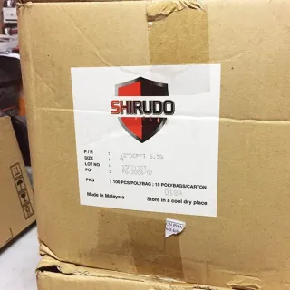 Găng Shirudo Latex phòng sạch 12 inch, 8.0 gram, không bột