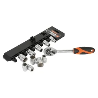 Bộ đầu tuýp 6 cạnh và cần siết 1/2 inch 11 chi tiết Kendo-16204