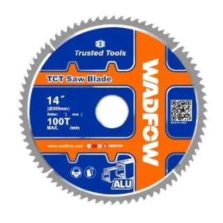 Lưỡi cưa nhôm TCT 355mm-100T WADFOW WTC2K05