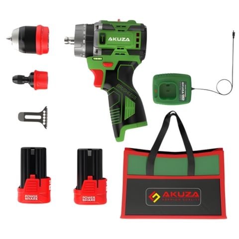 Máy khoan pin Akuza K7 Hỗ trợ 3 chức năng khoan, 23 cấp số trượt. Phiên bản mới nhất 2024