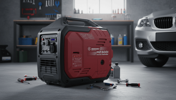 Máy phát điện Huspanda H2300I Động cơ Huspanda 5.5HP hoạt động mạnh mẽ, tiết kiệm nhiên liệu, chống ồn.