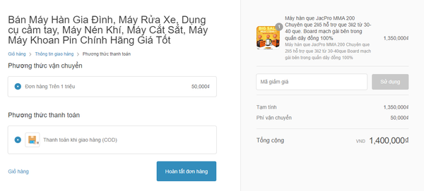 Hướng dẫn mua onilne