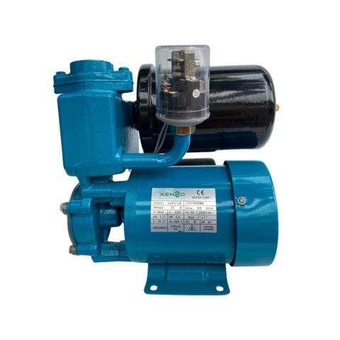 Máy bơm tăng áp Kenzo AUPS126 Công suất 375W - Máy có bình tích áp, hút sâu 9m, cột áp tối đa 33m