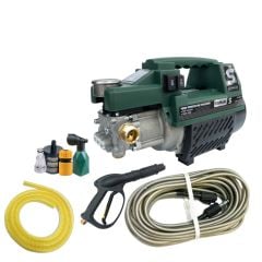 Máy rửa xe Samaki SK2800 Công suất 2800W Lõi đồng 100%. Áp lực nước 150Bar, dây xịt dài 10M.