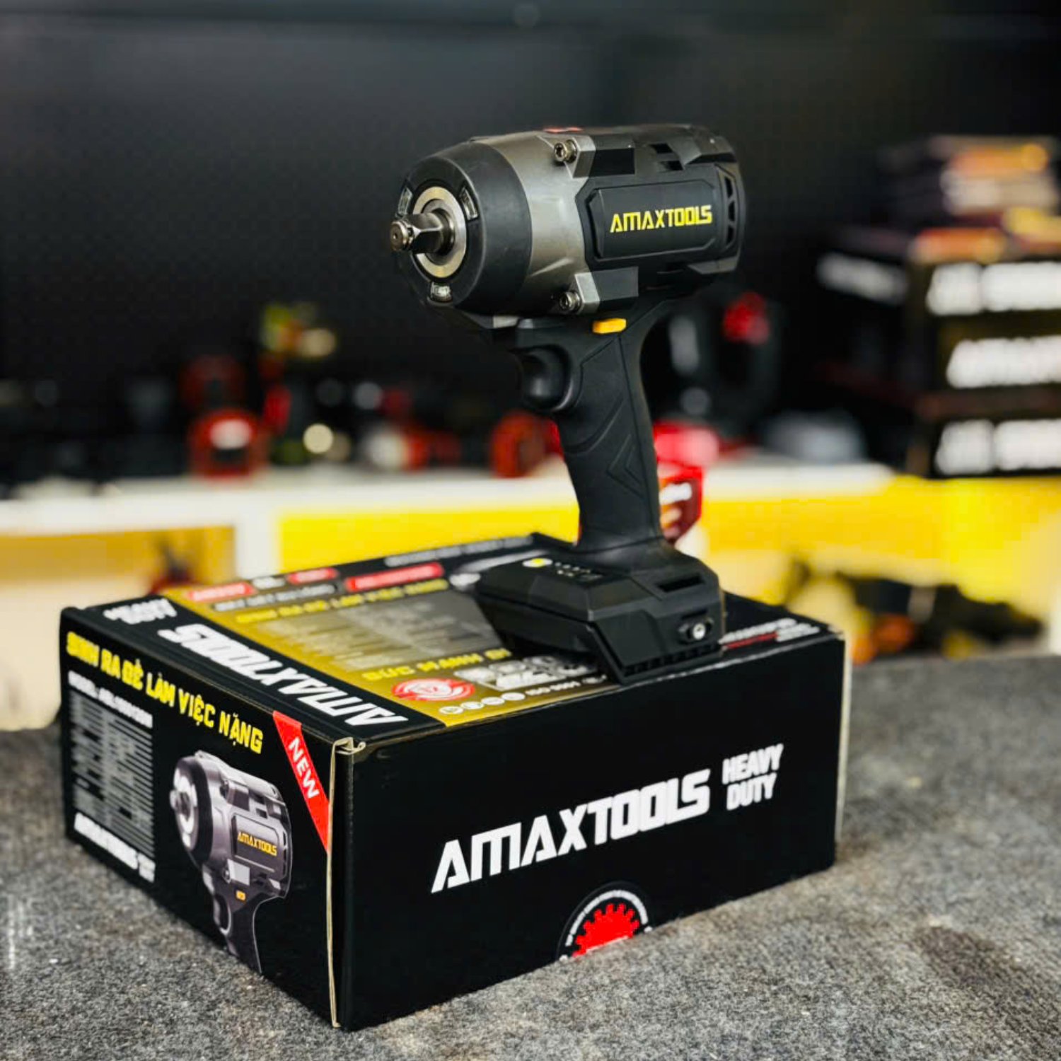 Máy Siết Bulong Amaxtools ABL150012SM Lực Siết 1500Nm, Mở 2000Nm Chính Hãng